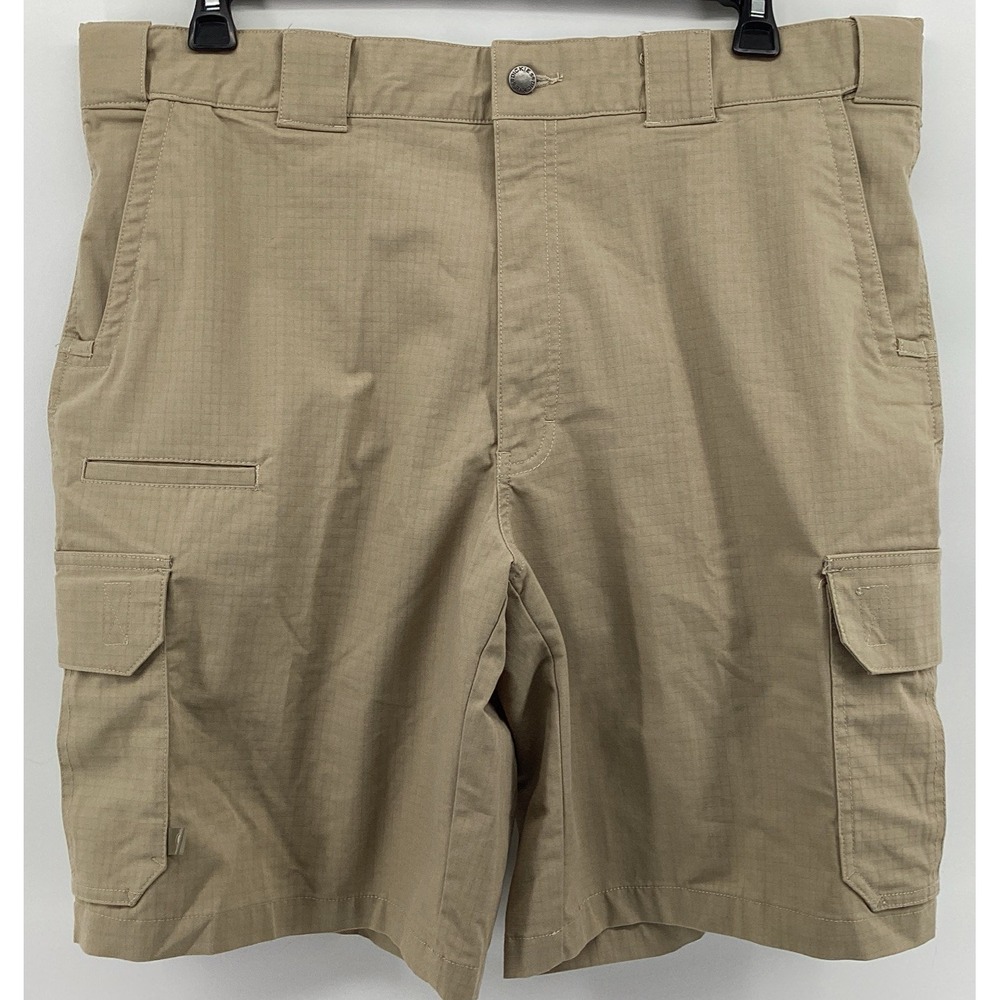 Men's Dickies Ripstop Stretch Tactical Cargo Shorts Khaki Size 38 Hiking